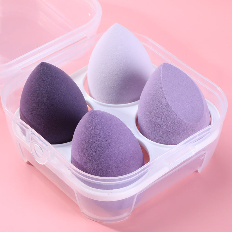 4pcs Makeup Sponge Powder Puff Dry and Wet Combined